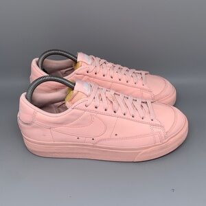 Nike‎ Blazer Low Platform Pink Atmosphere Shoes DJ0292‑600 Women’s Sz 8.5